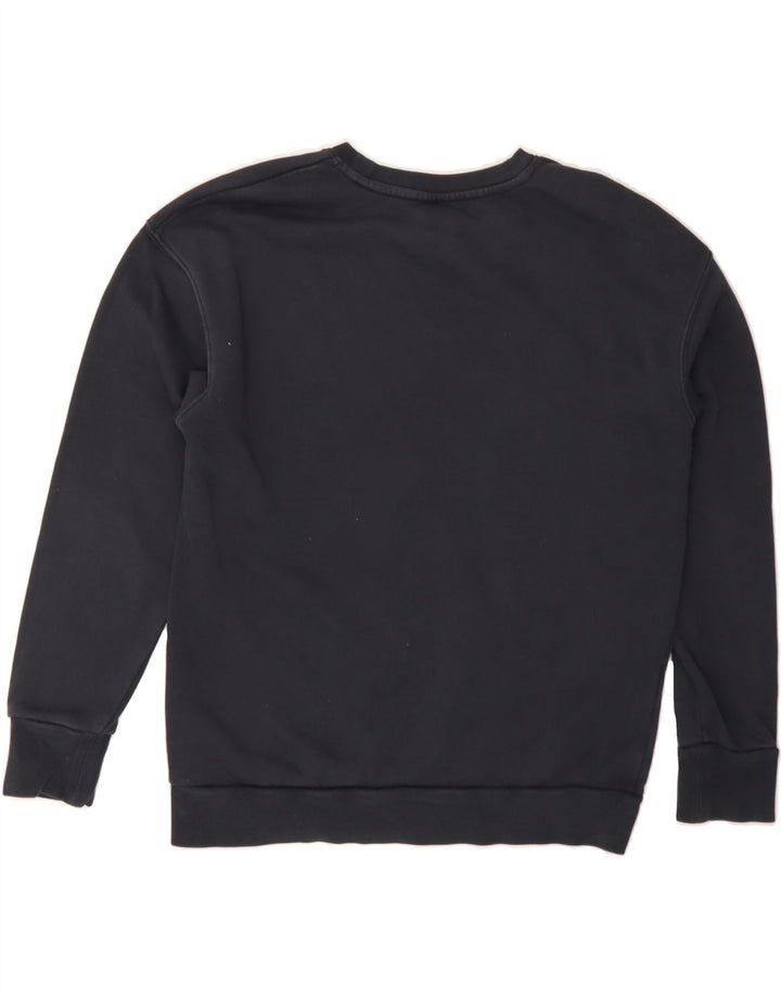 UNDER ARMOUR Womens Oversized Sweatshirt Jumper UK 6 XS Navy Blue Cotton Vintage Under Armour and Second-Hand Under Armour from Messina Hembry 