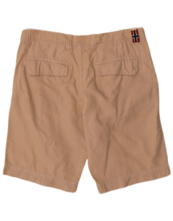 NAPAPIJRI Mens Chino Shorts W38 XL Beige Cotton
