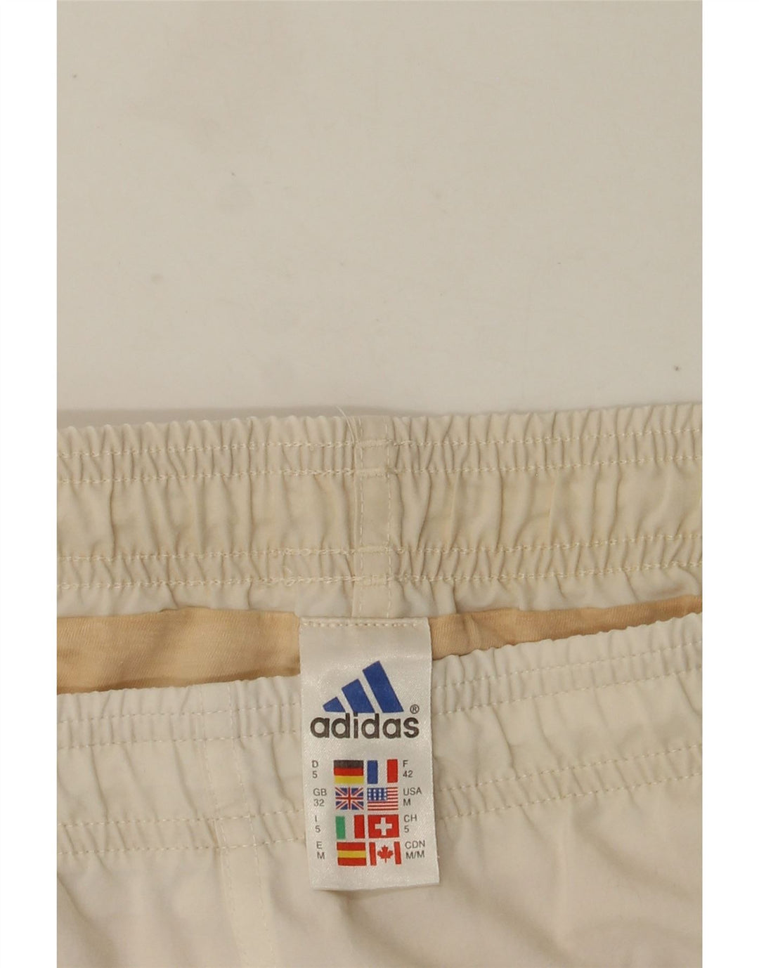 Adidas Mens Sport Shorts Medium  White Cotton