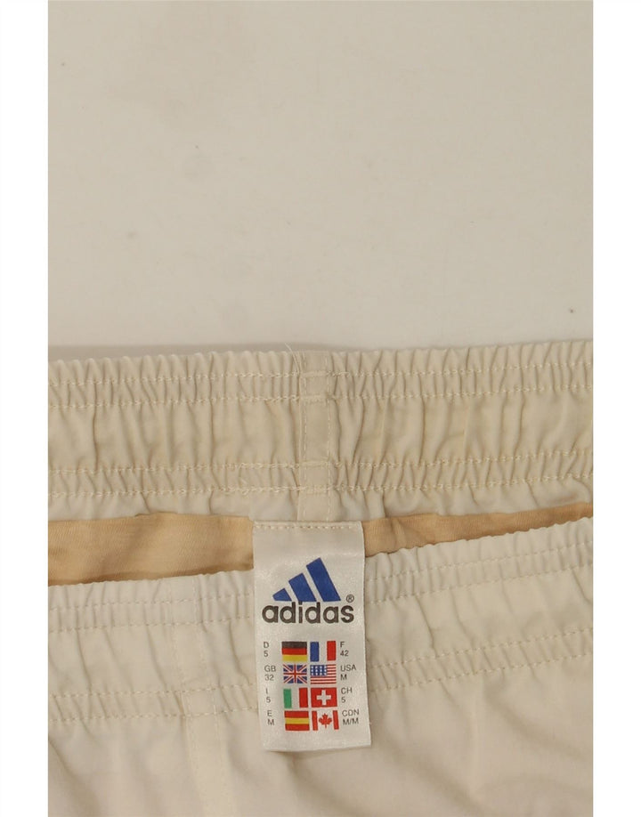 Adidas Mens Sport Shorts Medium  White Cotton