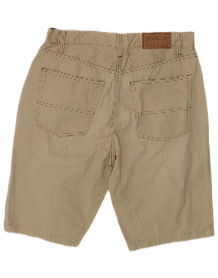 TOMMY HILFIGER Mens Casual Shorts W32 Medium Beige Cotton
