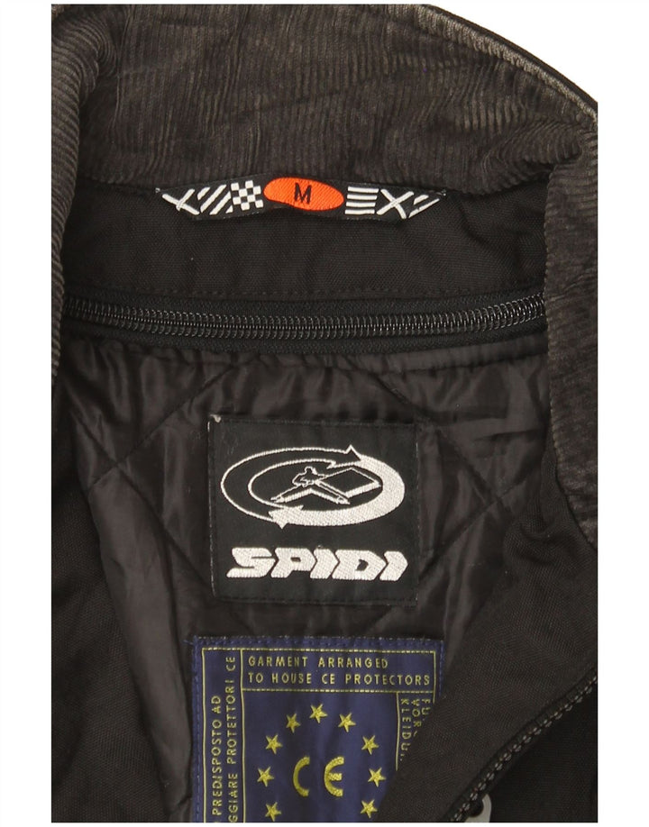 Spidi Mens Racer Jacket UK 38 Medium Black Colourblock