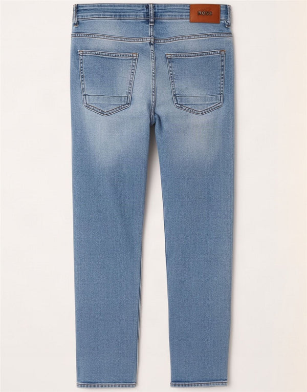 Hugo Boss Mens Cropped Jeans W32 L25 Blue Cotton