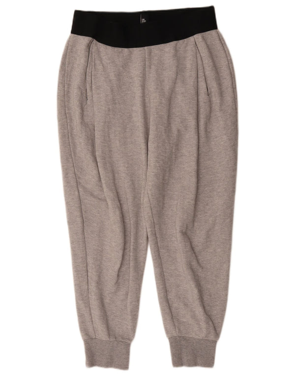Adidas Womens Tracksuit Trousers Joggers UK 14 Medium  Grey Colourblock