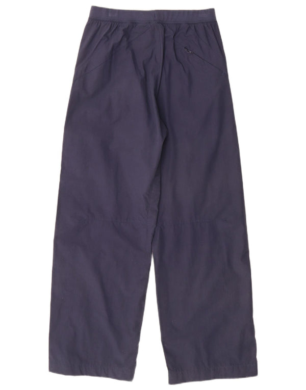 Nike Boys Graphic Tracksuit Trousers 12-13 Years Large Navy Blue Polyester