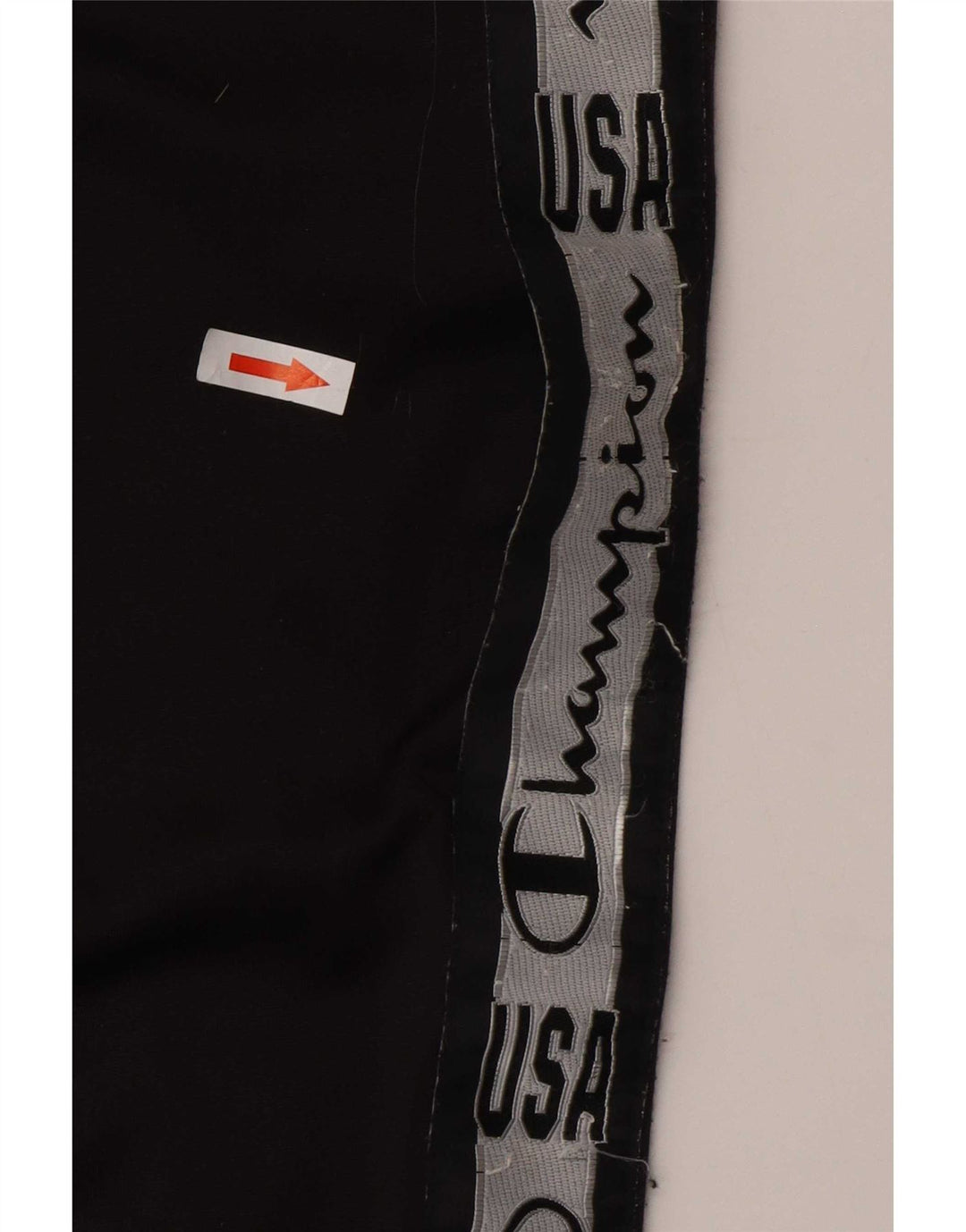 Champion Mens Graphic Tracksuit Trousers Large Black Colourblock Polyester