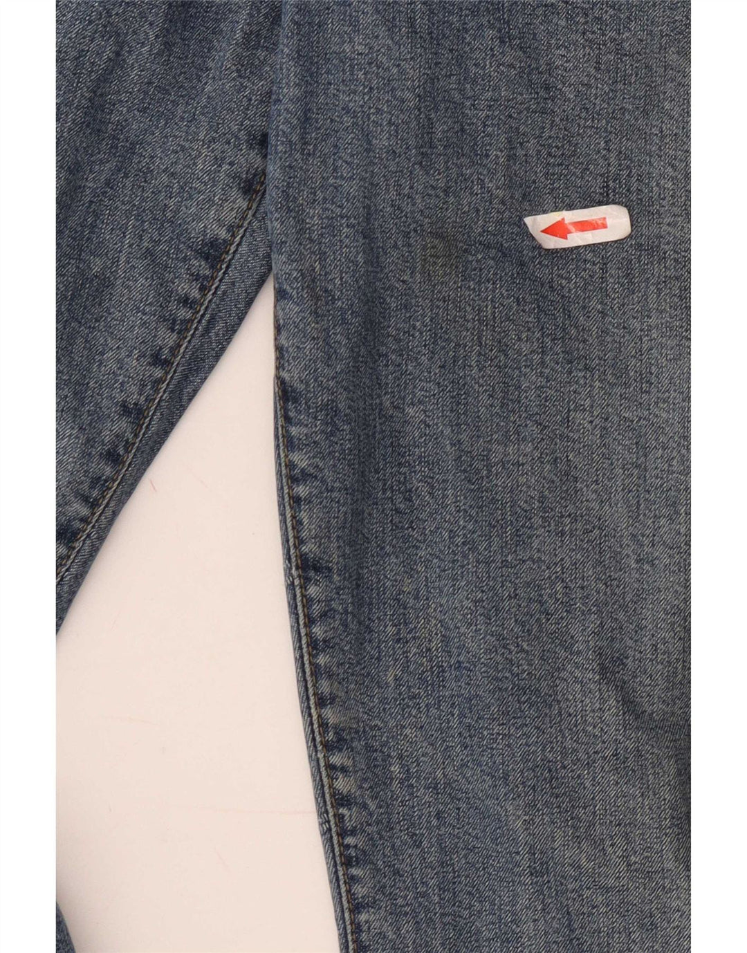 Armani Mens Straight Jeans W32 L32 Blue Cotton