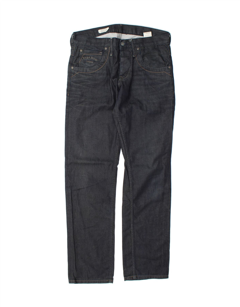 PEPE JEANS Mens Straight Jeans W33 L34 Navy Blue Cotton Vintage PEPE Jeans and Second-Hand PEPE Jeans from Messina Hembry 