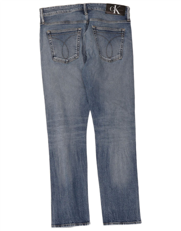 Calvin Klein Mens Slim Jeans W34 L32 Blue