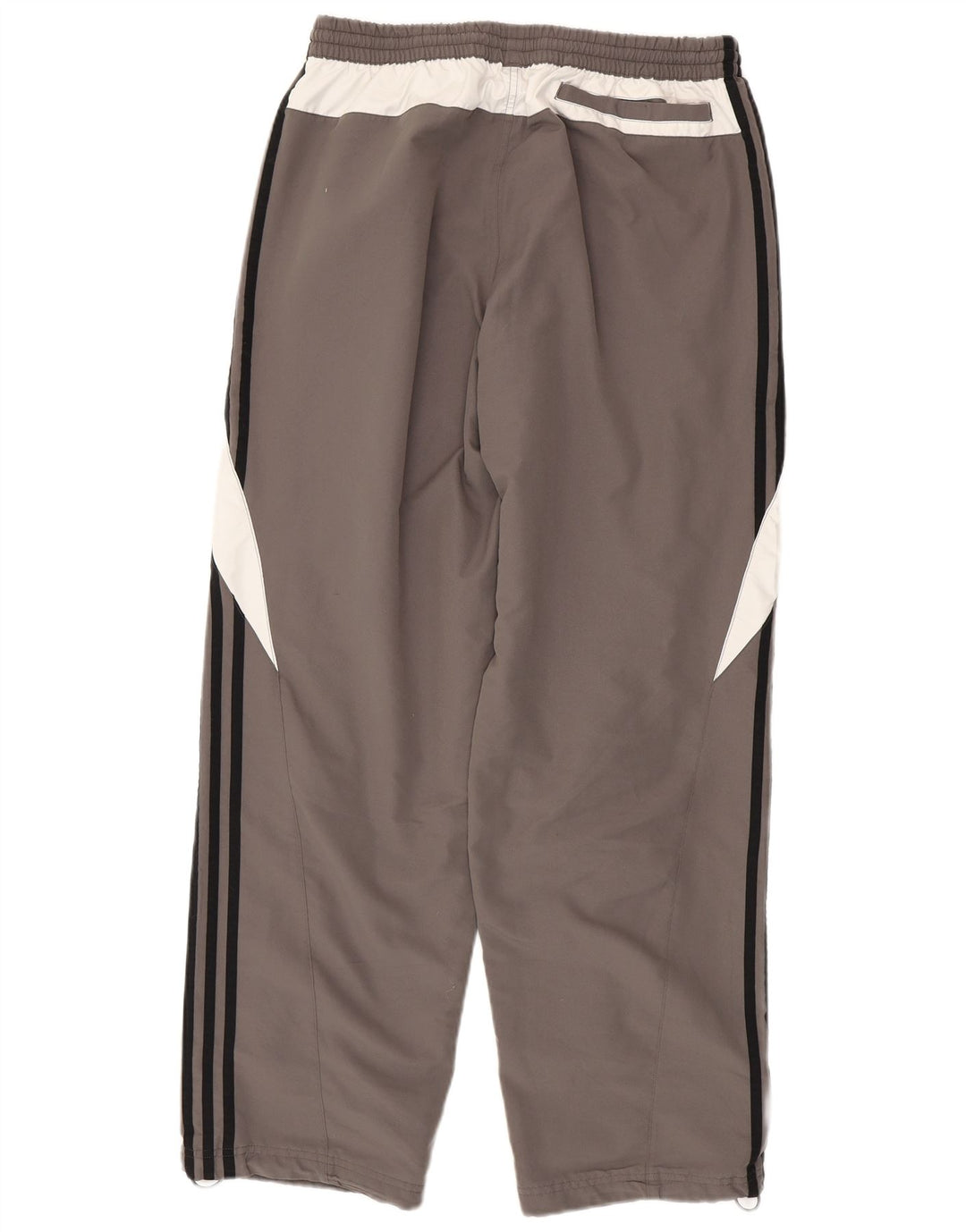ADIDAS Mens Tracksuit Trousers Large  Grey Colourblock Polyester