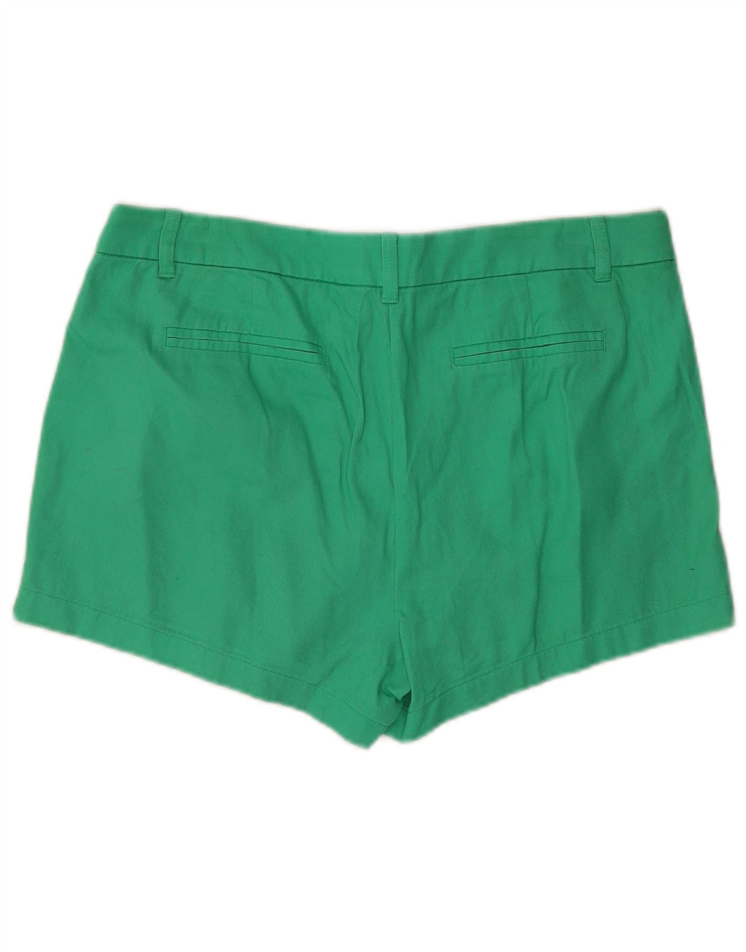 J. CREW Womens Chino Shorts US 14 XL W36 Green Cotton