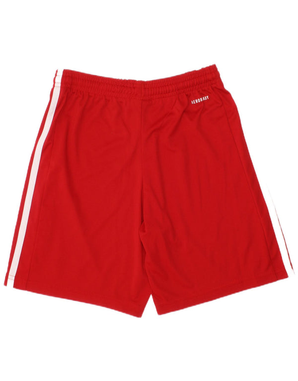 Adidas Boys Aeroready Sport Shorts 11-12 Years  Red Polyester