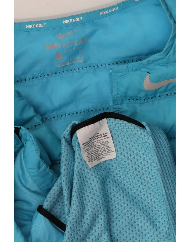 Nike Mens Golf Padded Gilet UK 38 Medium Blue Polyester