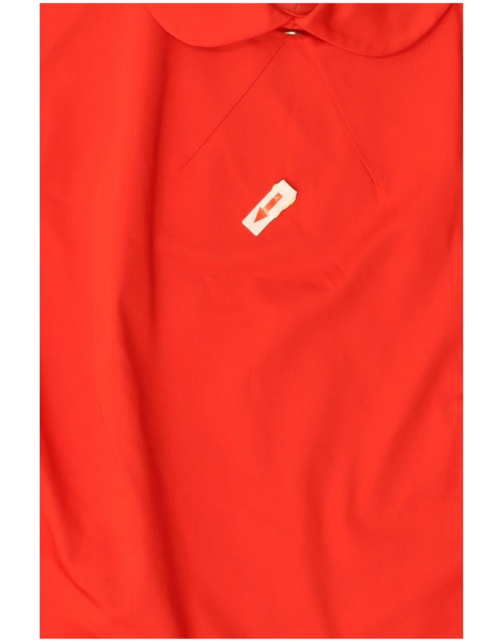 TED BAKER Womens Blouse Top Size 2 Small Red Cotton