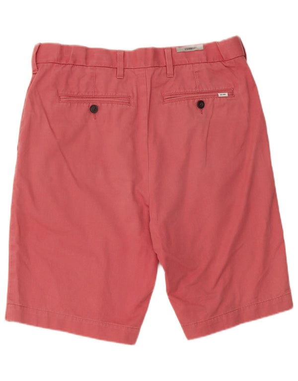 Marks & Spencer Mens Chino Shorts W32 Medium  Red Cotton