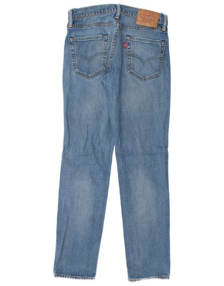 LEVI'S Mens 511 Slim Jeans W30 L30 Blue Cotton