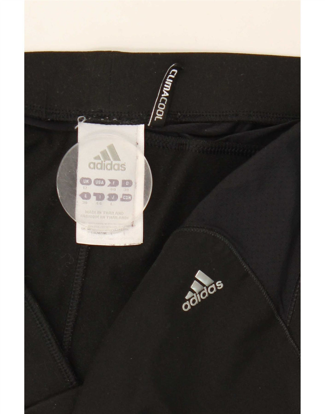 Adidas Womens Climacool Tracksuit Trousers UK 12 Medium Black Polyester