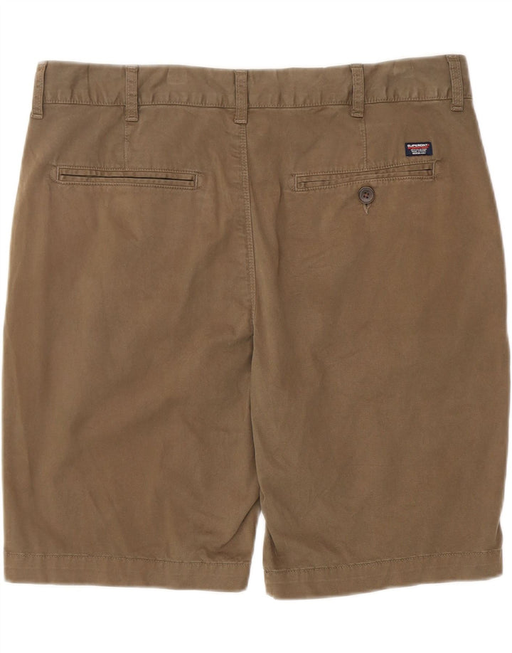 Superdry Mens Chino Shorts W36 Large Khaki Cotton