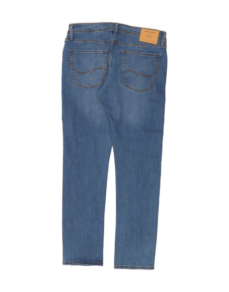 JACK & JONES Mens GLENN Slim Jeans W36 L34 Blue Cotton Vintage Jack & Jones and Second-Hand Jack & Jones from Messina Hembry 