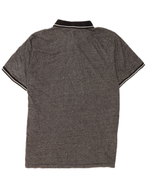 Pierre Cardin Mens Short Sleeve Regular Fit Polo Shirt XL Grey Flecked