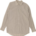LACOSTE Mens Shirt Size 42 Large Grey Cotton Vintage Lacoste and Second-Hand Lacoste from Messina Hembry 