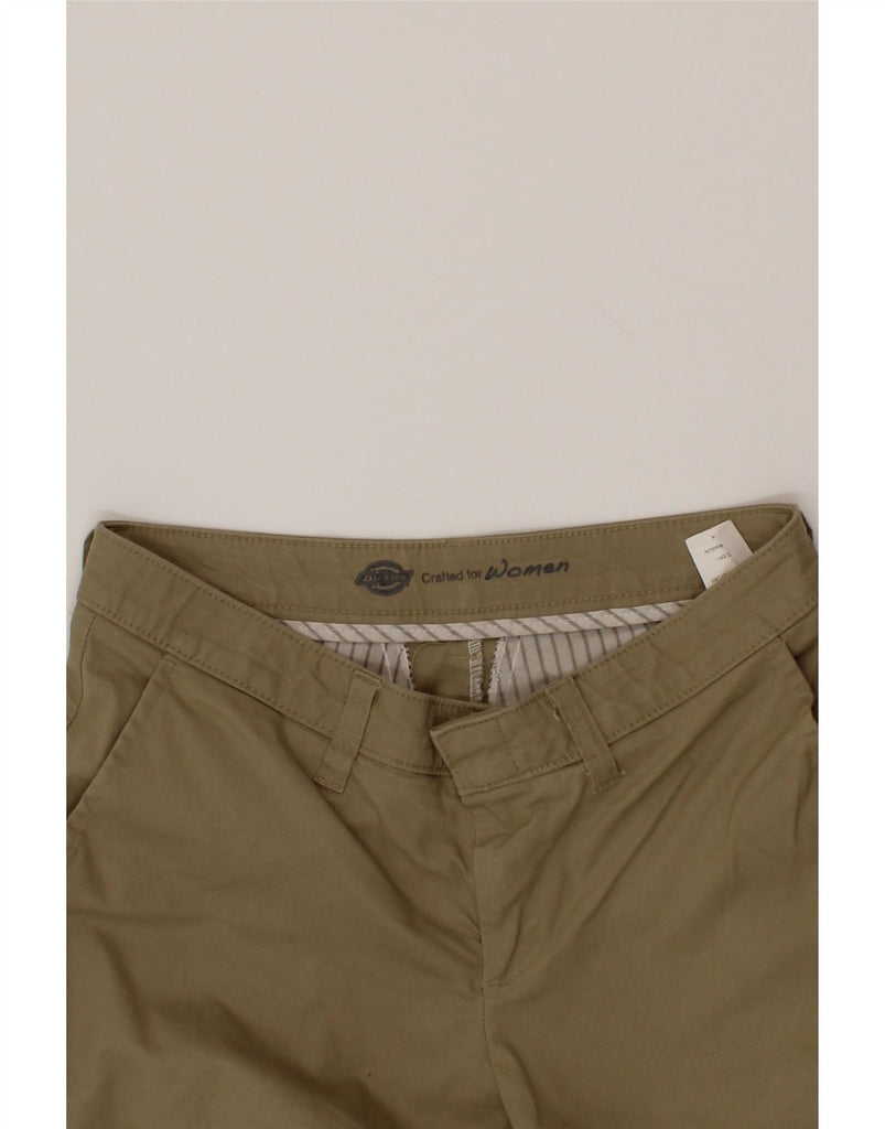 DICKIES Womens Slim Bootcut Chino Trousers US 4 Small W28 L30 Green Cotton Vintage Dickies and Second-Hand Dickies from Messina Hembry 