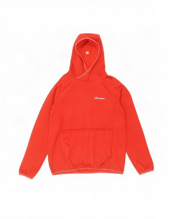 Berghaus Boys Hoodie Jumper 14-15 Years Red Polyester