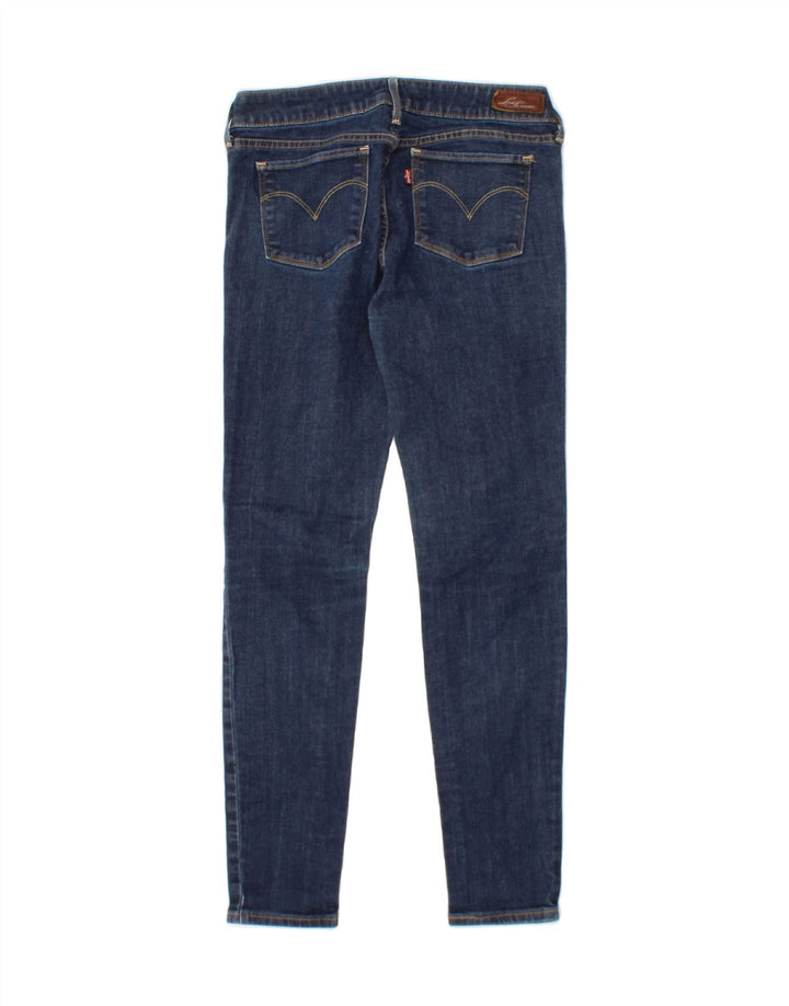 LEVI'S Womens Skinny Jeans W26 L28 Navy Blue Cotton Vintage Levi's and Second-Hand Levi's from Messina Hembry 