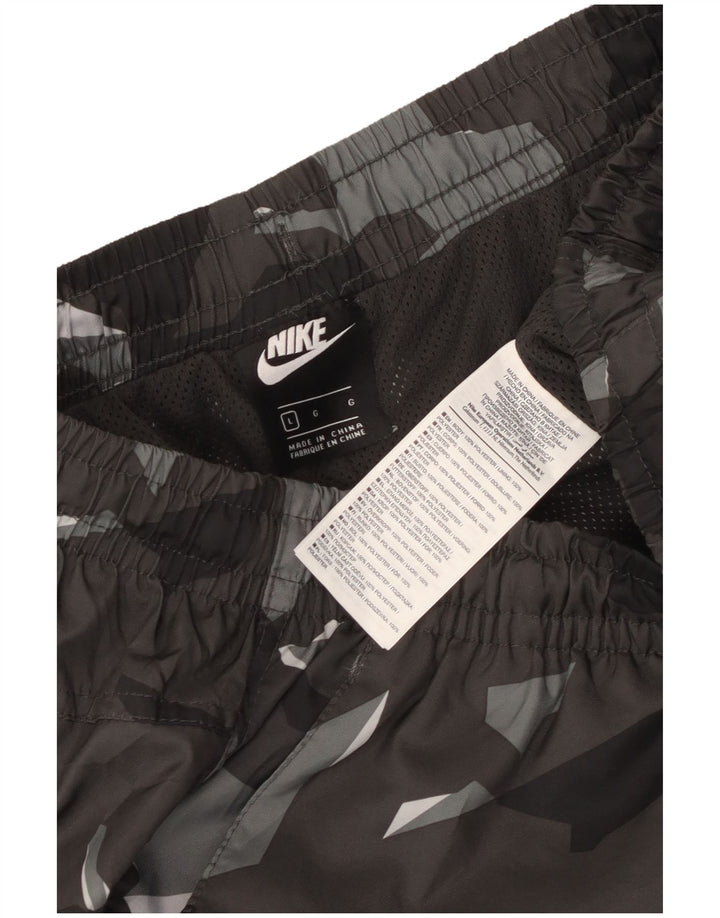 Nike Mens Sport Shorts Large  Grey Camouflage Polyester