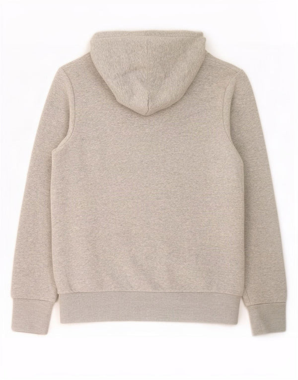 Levi's Boys Graphic Hoodie Jumper 11-12 Years Grey Flecked Cotton