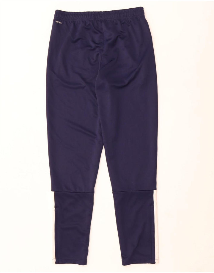 Puma Boys Tracksuit Trousers 13-14 Years  Navy Blue Colourblock Polyester