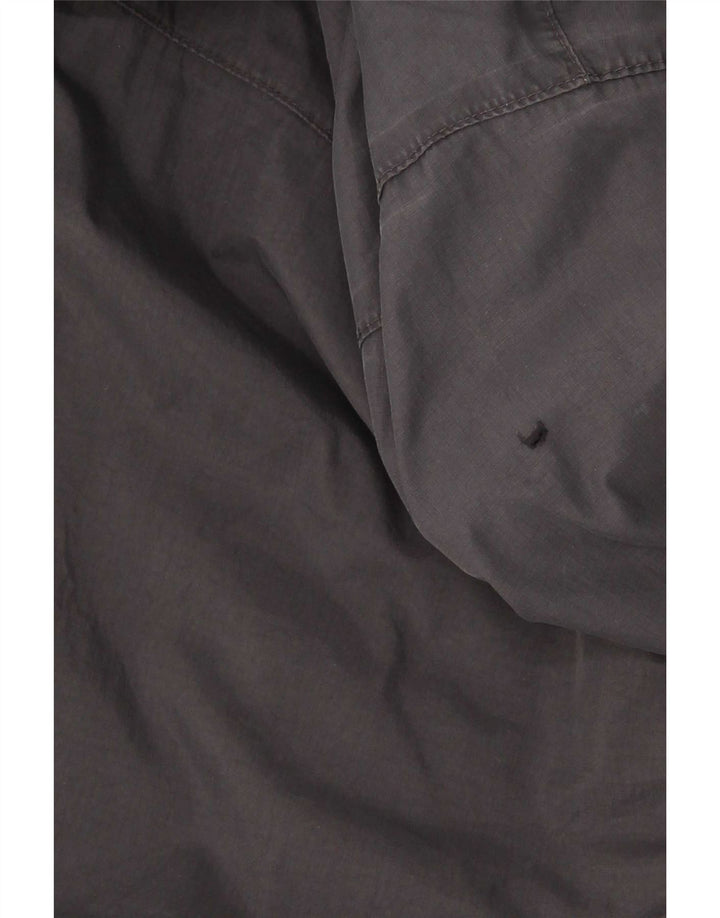 The North Face Mens Hooded Rain Jacket UK 40 Large Black Nylon