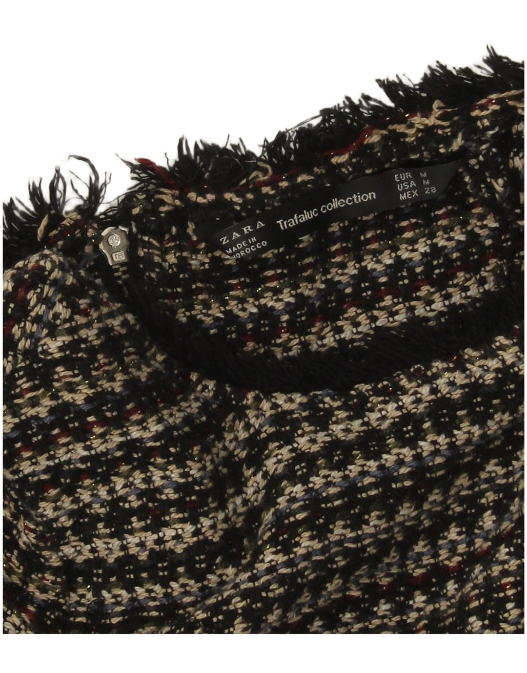 Zara Womens Boat Neck Jumper Sweater UK 12 Medium Multicoloured Striped