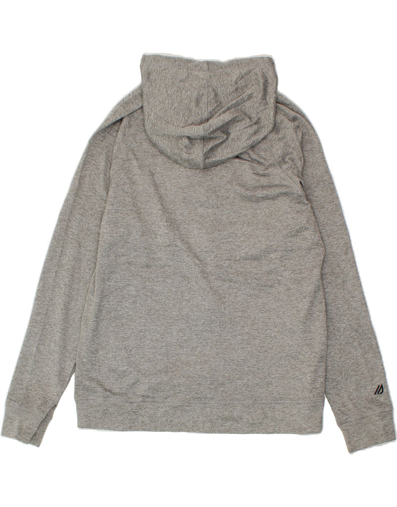 EDDIE BAUER Mens Zip Hoodie Sweater Medium Grey Polyester Vintage Eddie Bauer and Second-Hand Eddie Bauer from Messina Hembry 