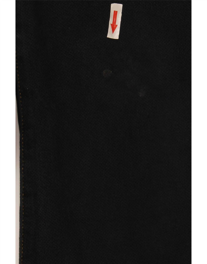 Sasch Womens Straight Jeans W32 L34 Navy Blue Cotton