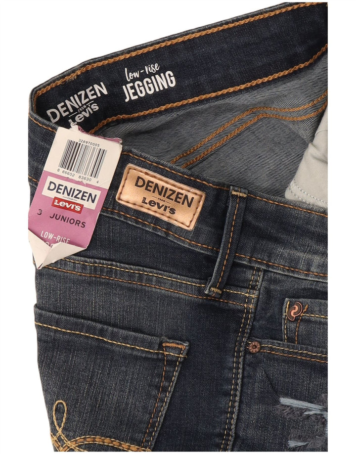 Levi's Girls Denizen Distressed Jegging Jeans 2-3 Years W26 L29 Blue