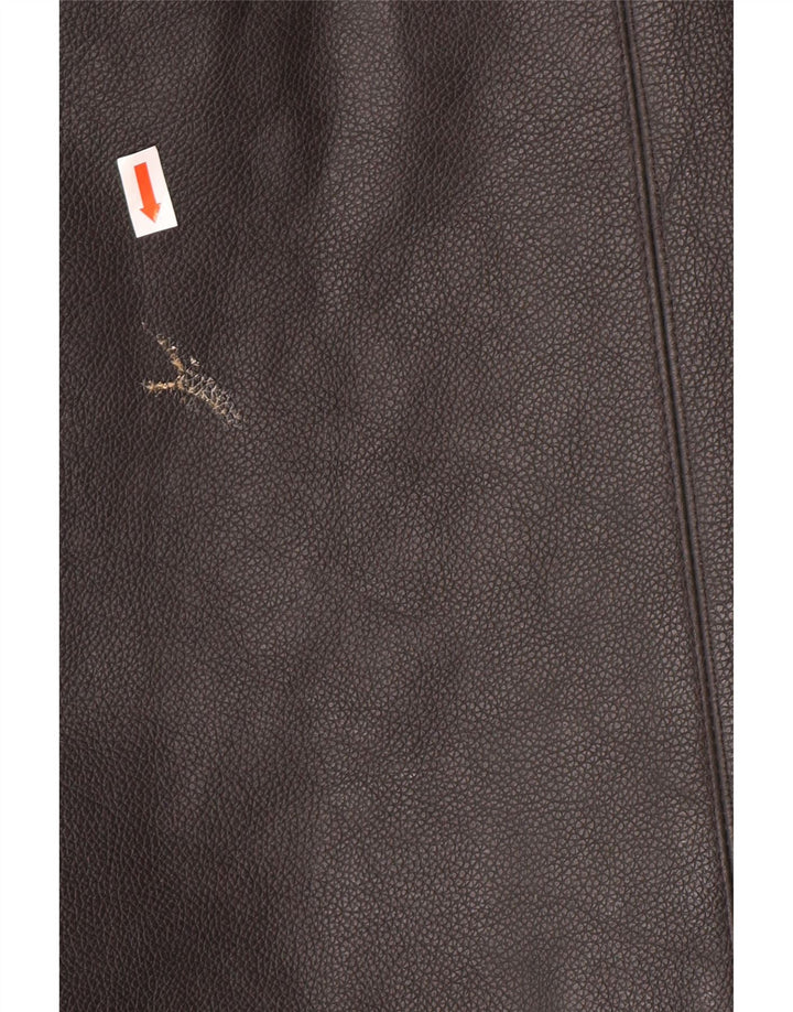 DAINESE Mens Graphic Racer Jacket Size 54 Large Black Colourblock Leather