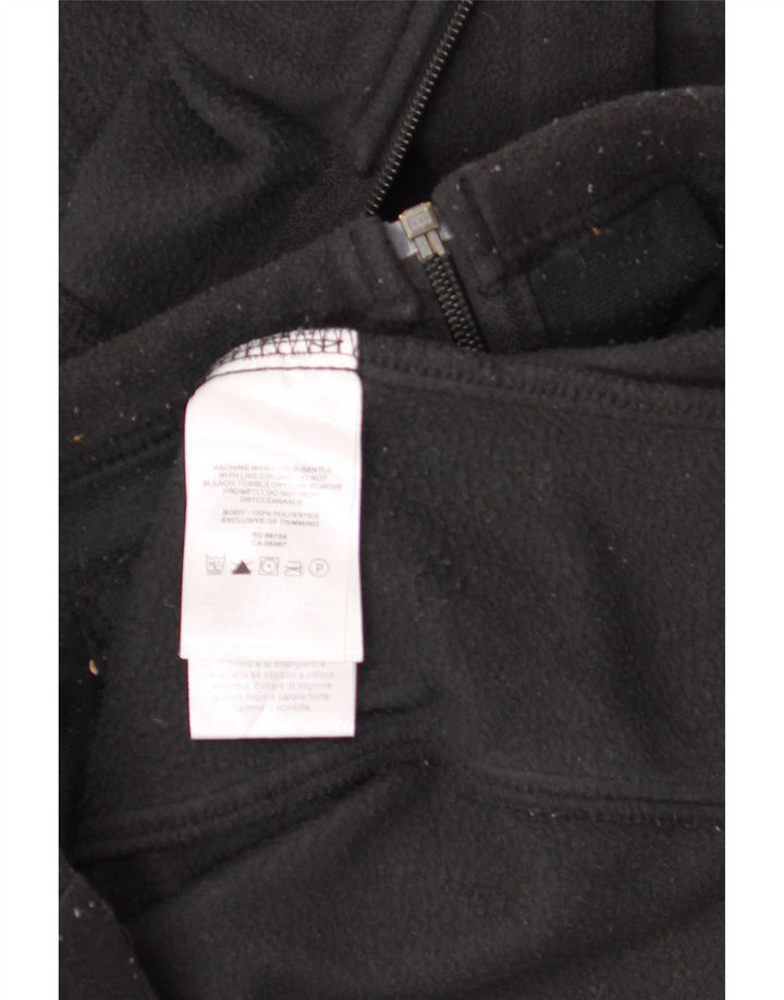 Columbia Womens Oversized Fleece Jacket UK 10 Small Black Polyester