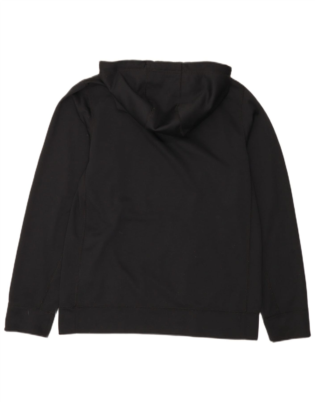 NIKE Mens Therma-Fit Graphic Hoodie Jumper Small Black Polyester