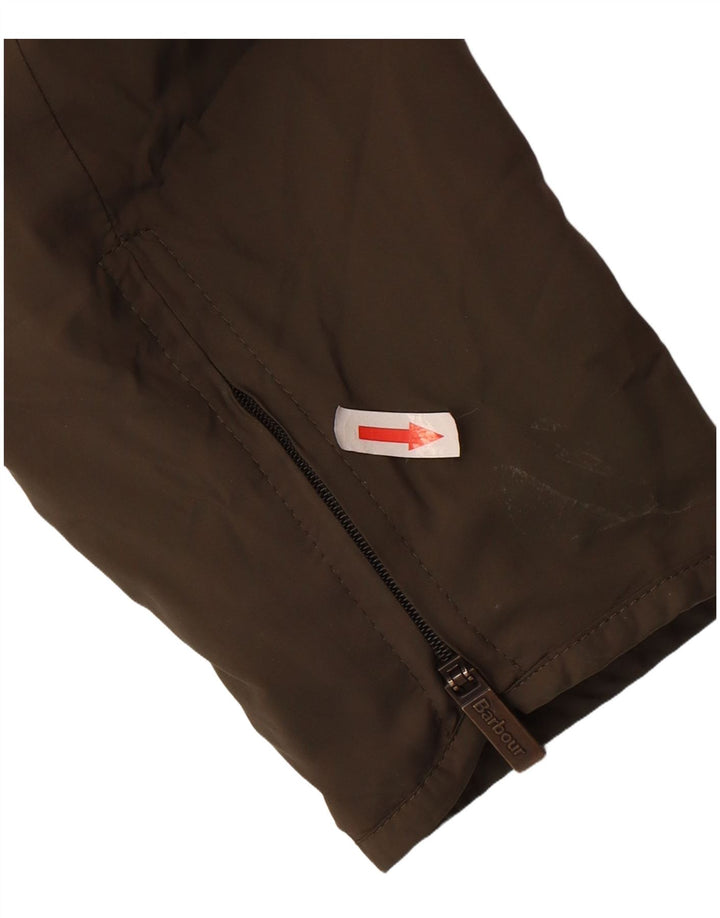 Barbour Womens Utility Jacket UK 14 Large  Khaki Polyamide