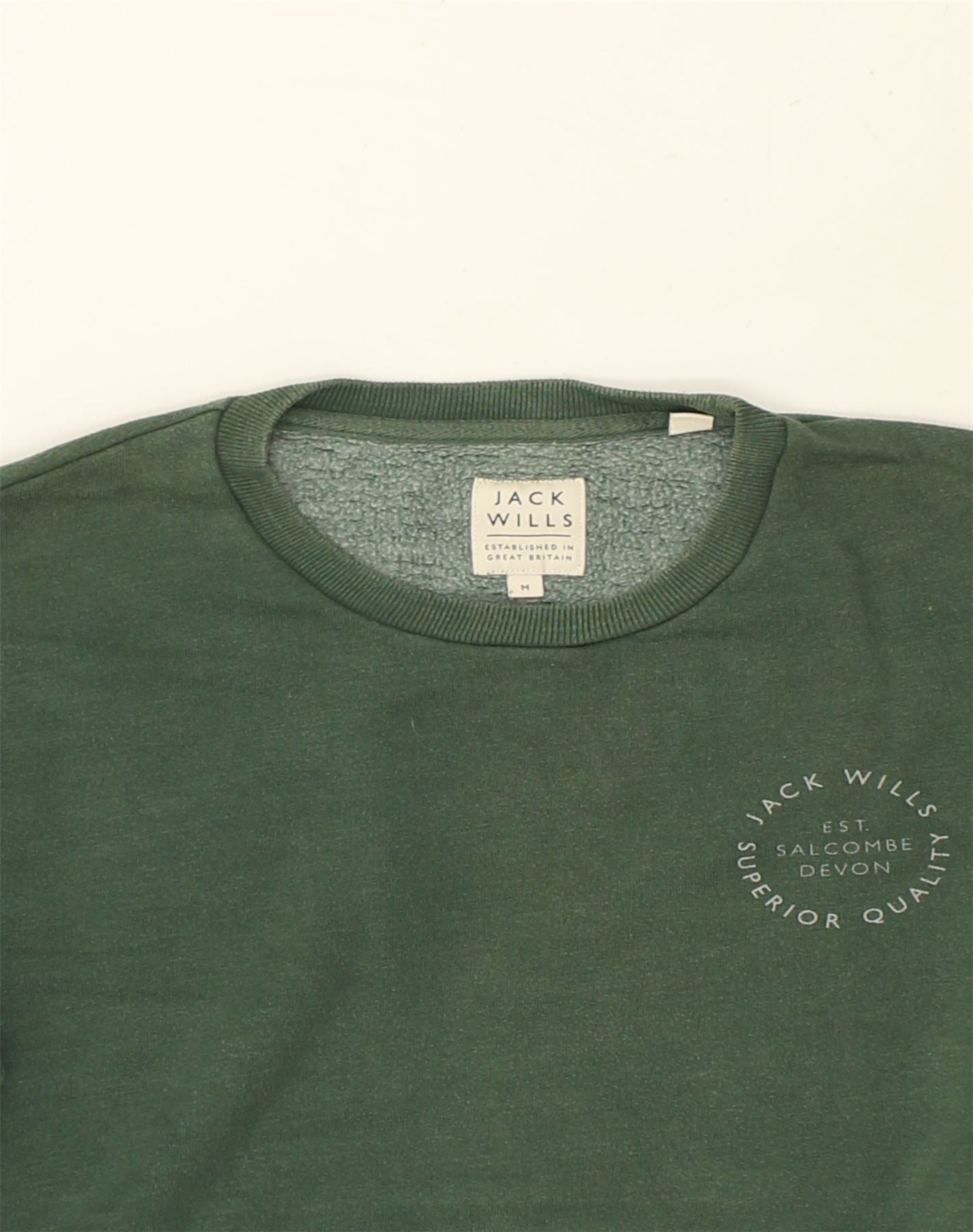 Jack wills green sweatshirt sale