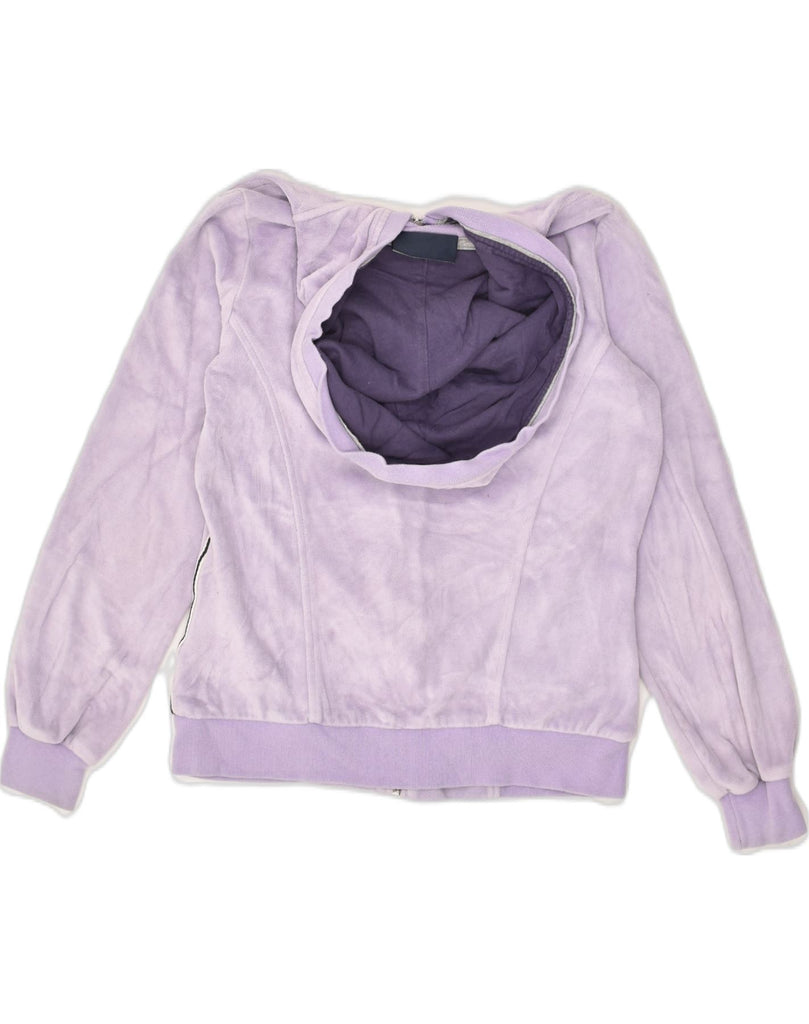 CHAMPION Girls Graphic Zip Hoodie Sweater 9-10 Years Medium  Purple Cotton | Vintage Champion | Thrift | Second-Hand Champion | Used Clothing | Messina Hembry 