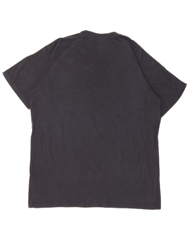 ADIDAS Mens T-Shirt Top XL Black Cotton