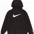 Nike Mens Graphic Hoodie Jumper Small Black Cotton