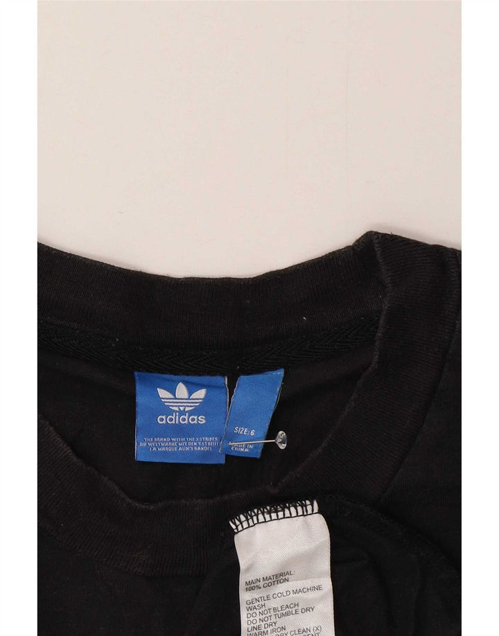 Adidas Mens Graphic T-Shirt Top Large Black Cotton