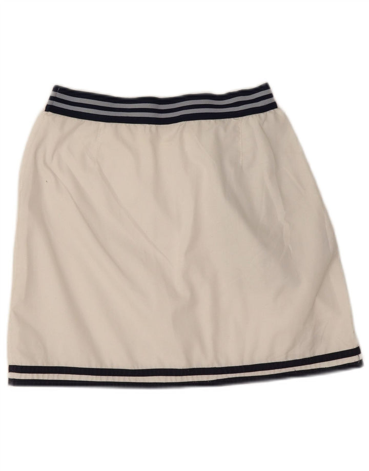 Ellesse Womens Graphic Mini Skirt UK 10 Small W24 White Colourblock