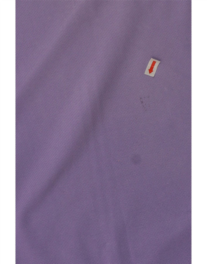 Rifle Mens Polo Shirt Large Purple Cotton
