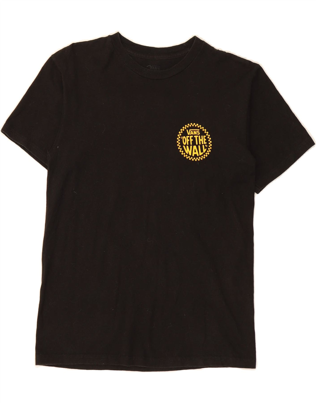 VANS Mens Graphic T-Shirt Top Small Black Vintage Vans and Second-Hand Vans from Messina Hembry 