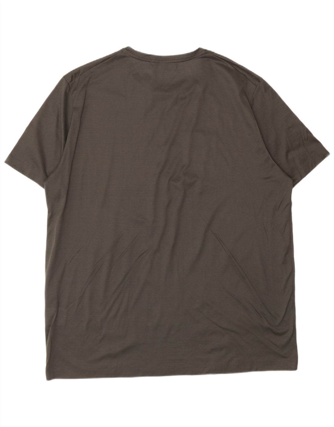 Hugo Boss Mens T-Shirt Top 2XL Khaki Cotton