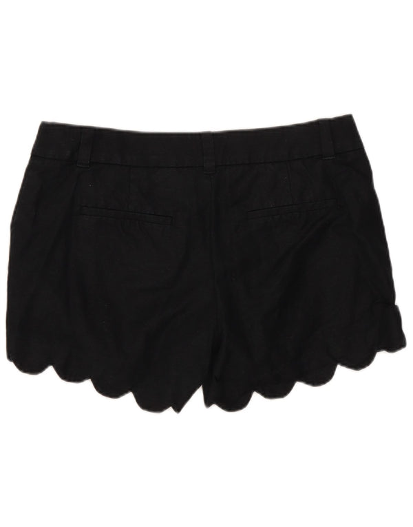 J. Crew Womens Chino Shorts US 2 XS W30 Black Linen